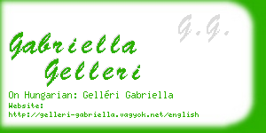 gabriella gelleri business card